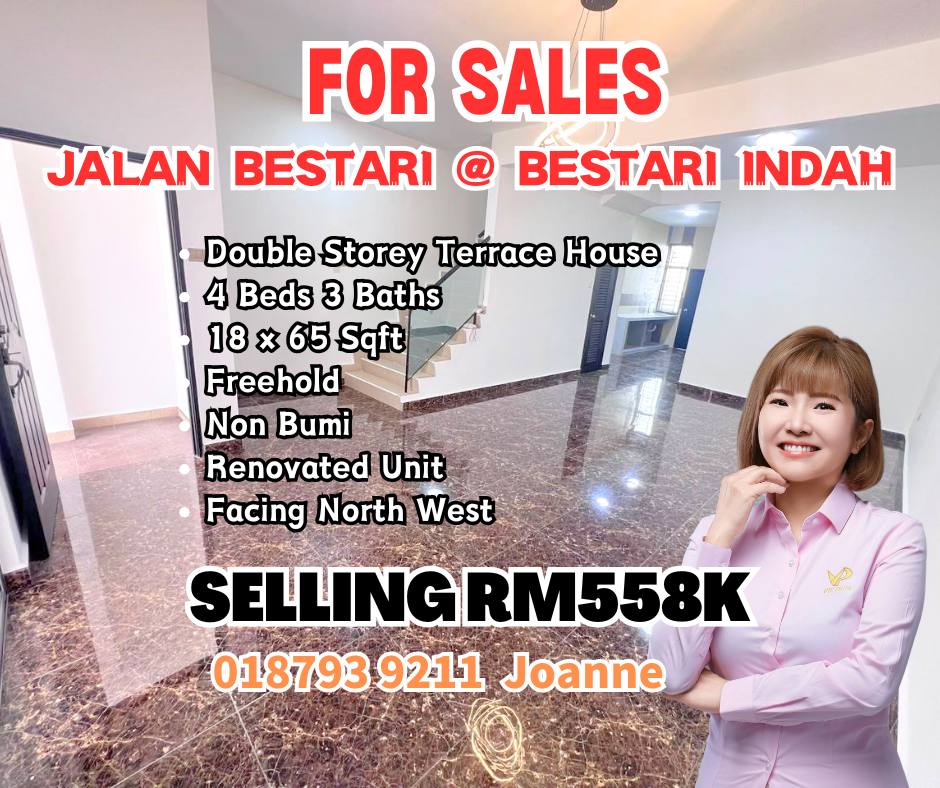 CCK Property Johor Bahru Facebook ad: Jalan Bestari @ Bestari Indah