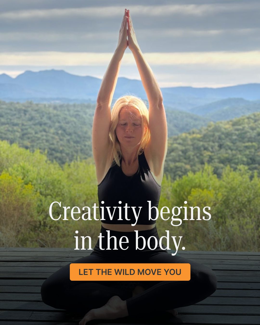 Retreats in the Wild Facebook ad: Writing & Yoga to Uncover Your Story