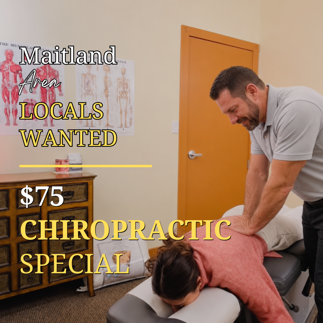 Orlando Spine Center - Maitland Facebook ad: $75 CHIROPRACTIC IN MAITLAND