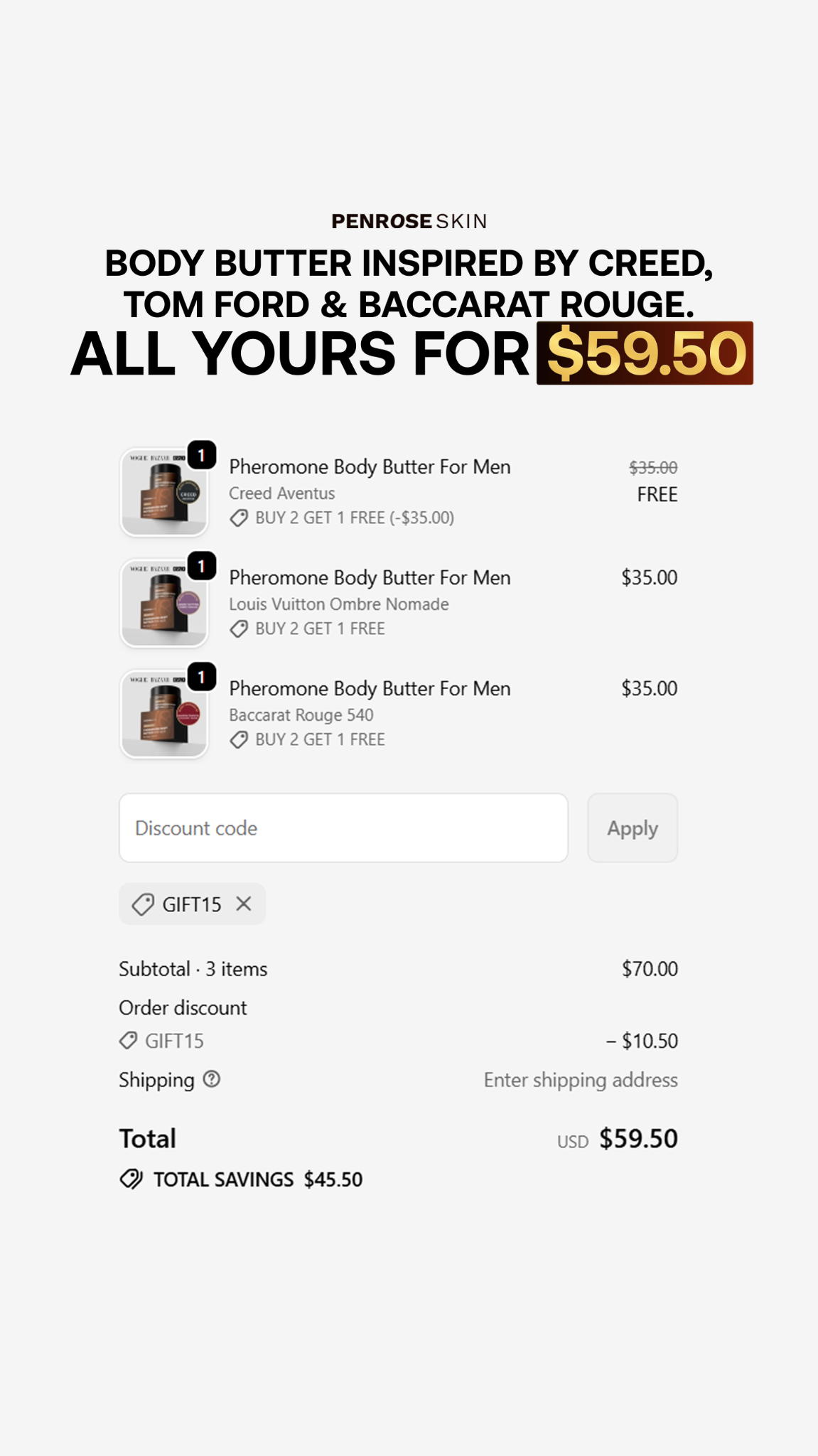 Penrose Skin Facebook ad