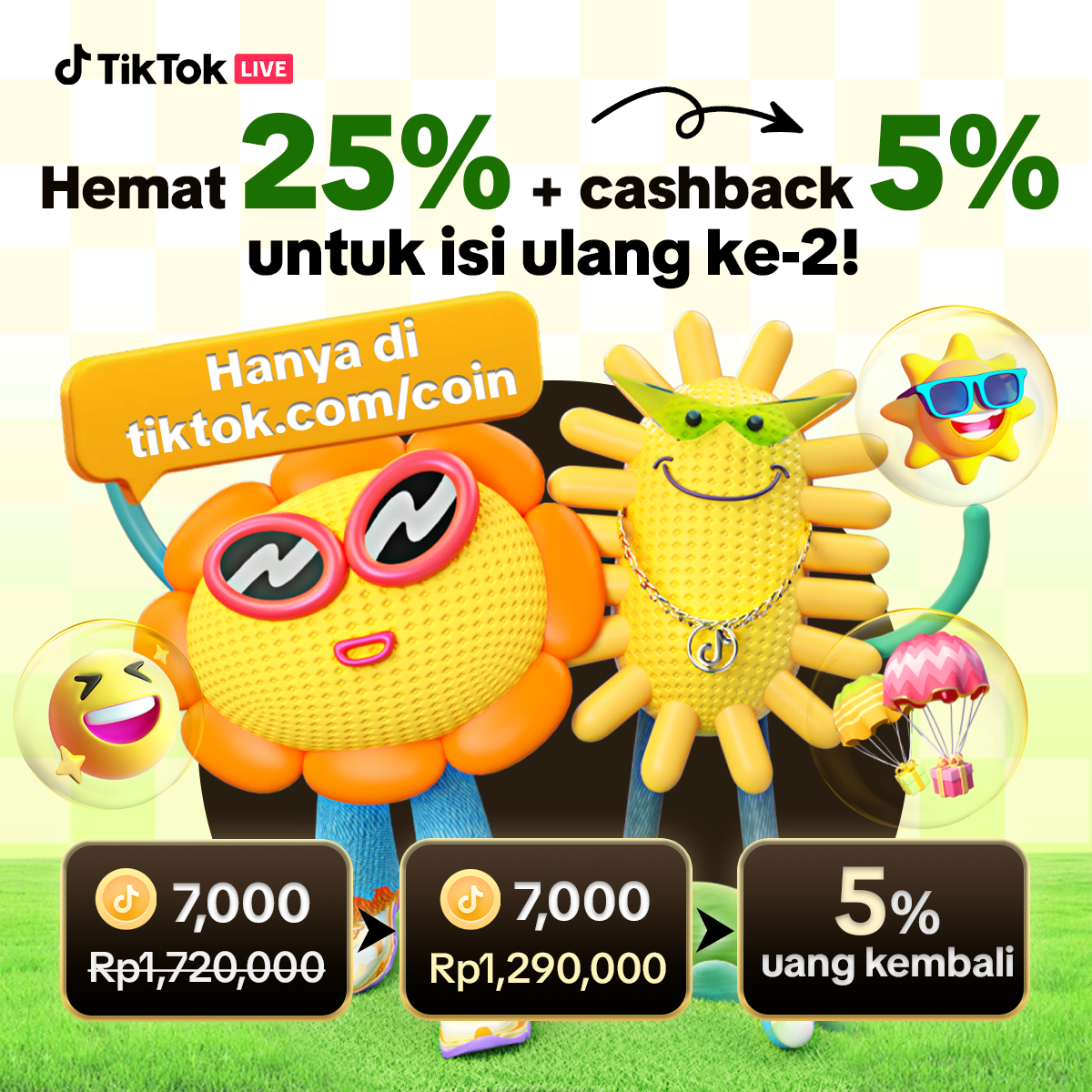 TikTok LIVE Facebook ad