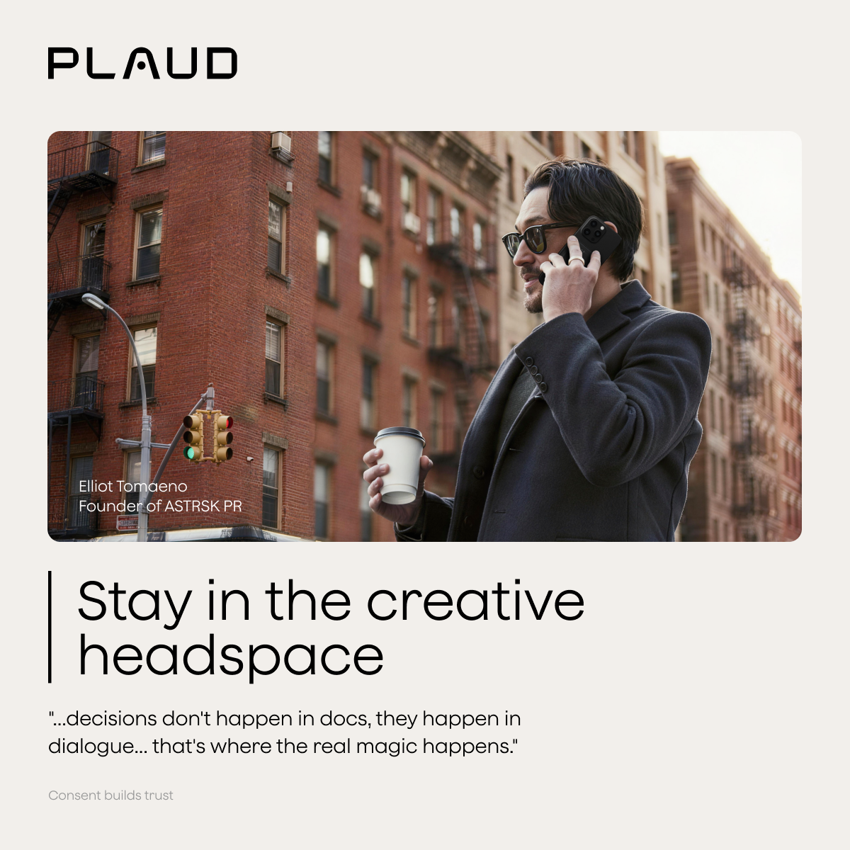 Plaud Facebook ad