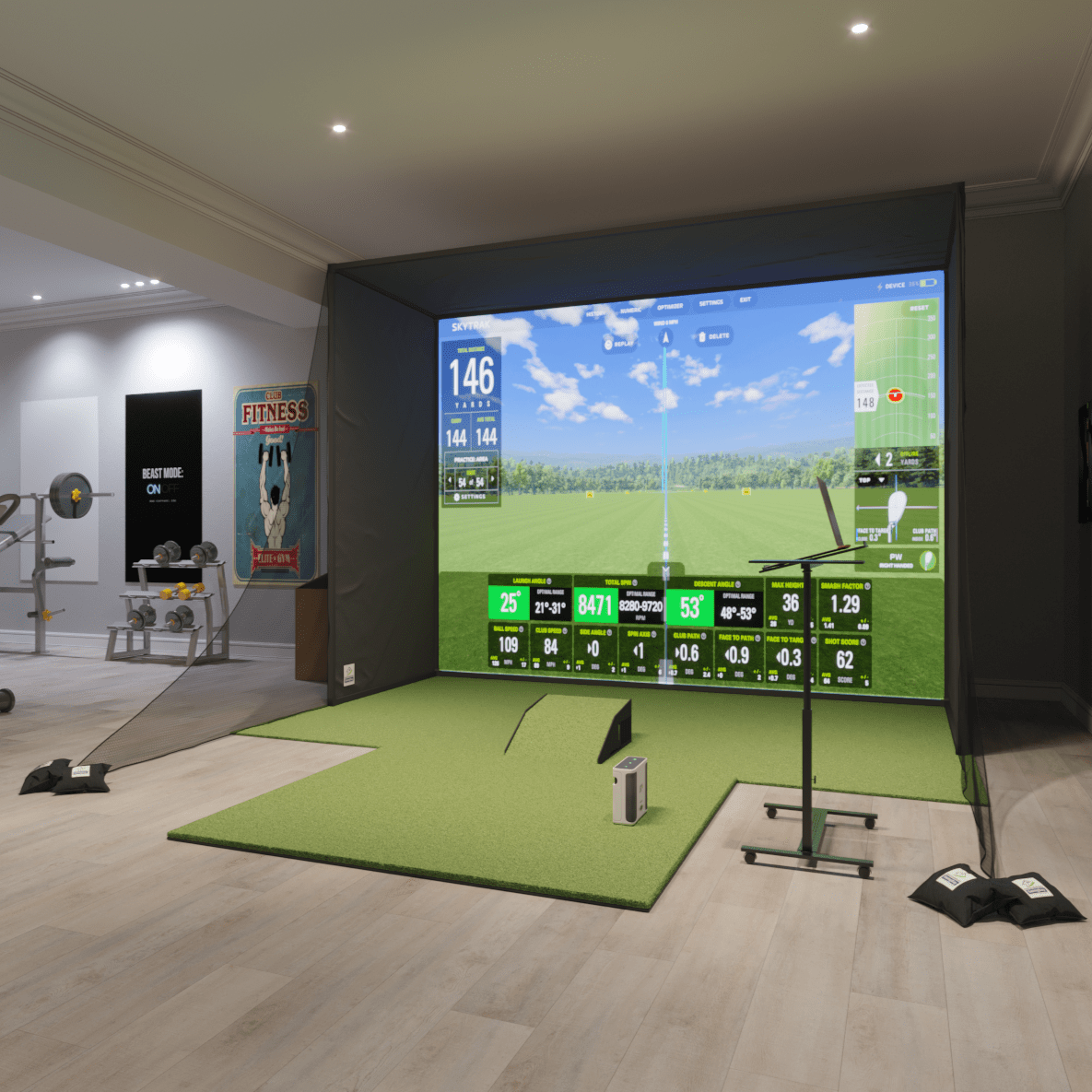 Rain or Shine Golf Facebook ad: Our team will understand your needs and help…