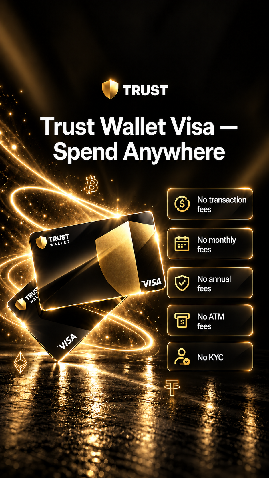 My crypto card Facebook ad: Explore a convenient way to make everyday payments.