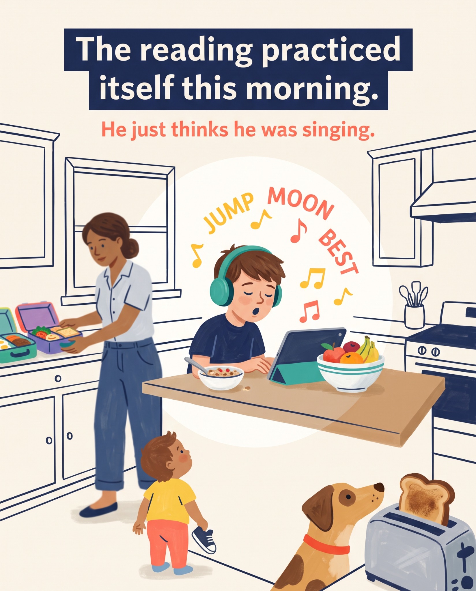 TUNE Into Reading Facebook ad: The Reading Lesson Kids Think Is a Game