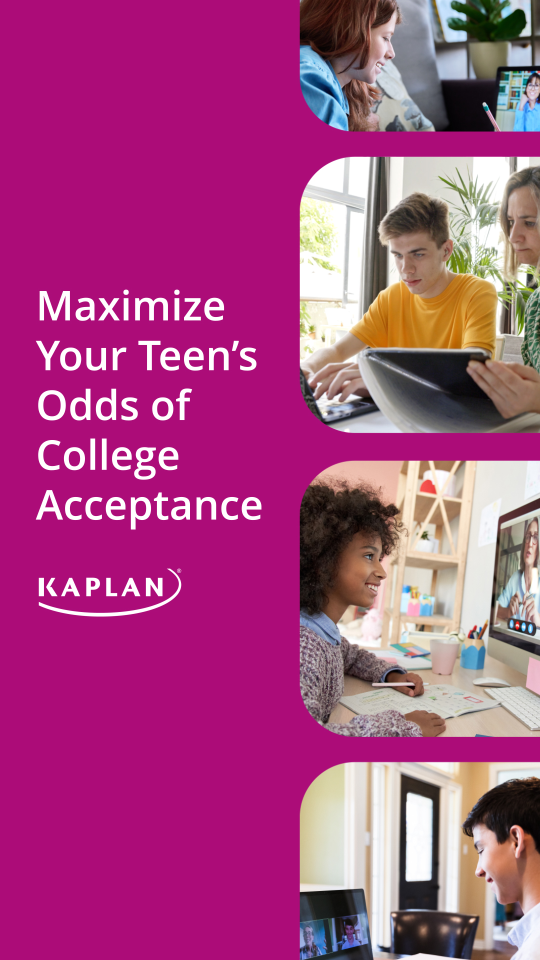 Kaplan College Prep Facebook ad: College Admissions Experts