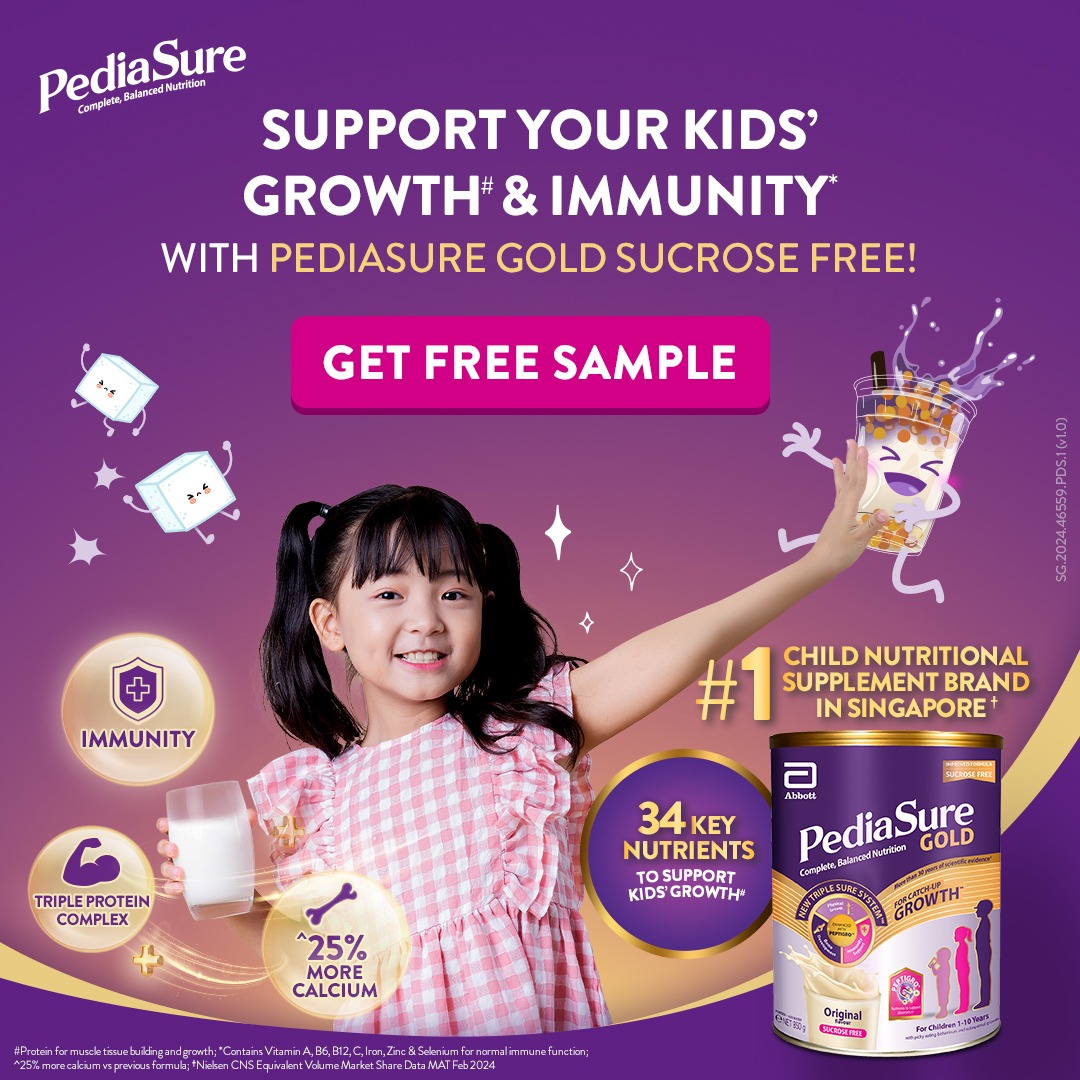 PediaSure SG Facebook ad