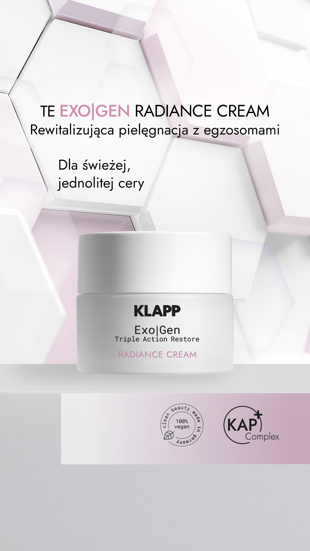 KLAPP Skin Care Science Facebook ad from Apr 27, 2026