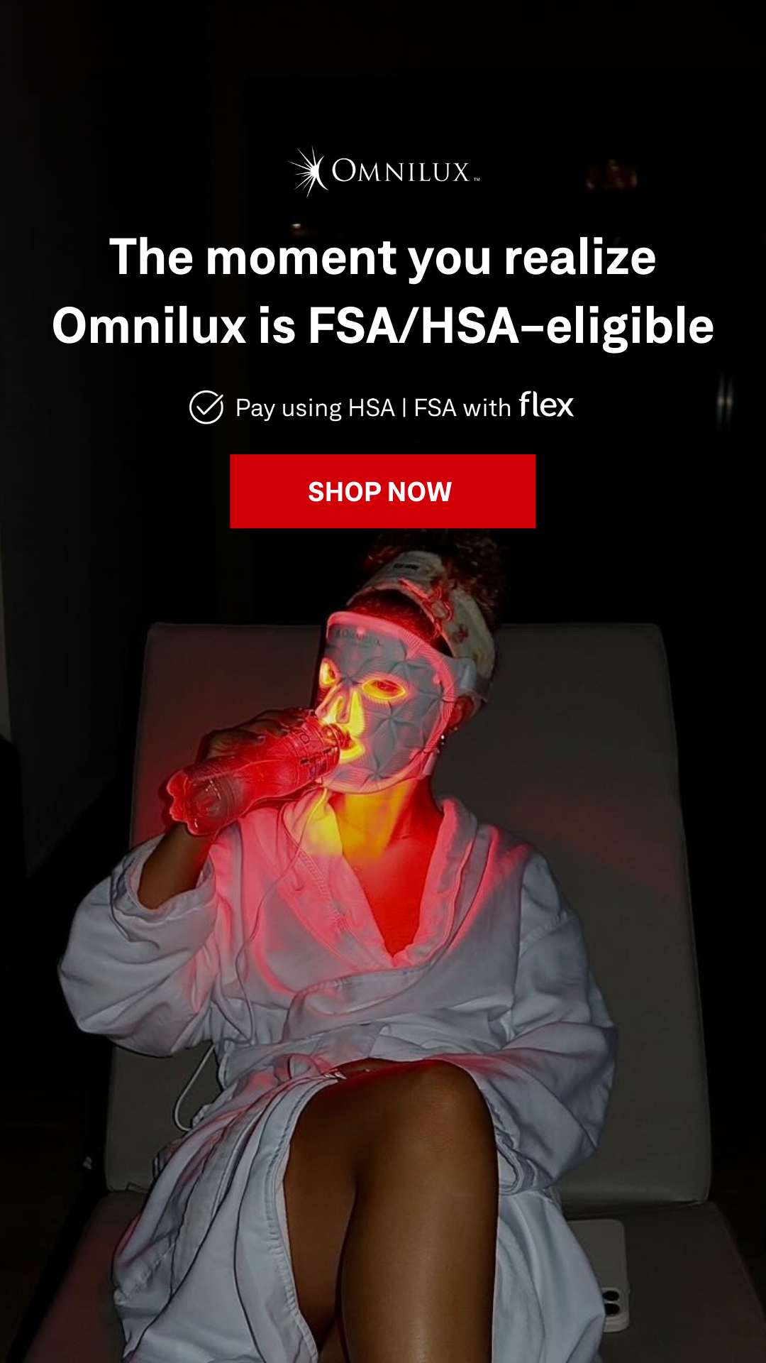 Omnilux Facebook ad from Dec 10, 2025