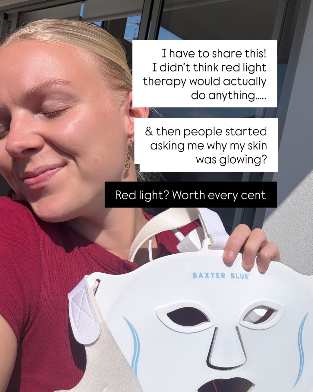 Baxter Blue Facebook ad