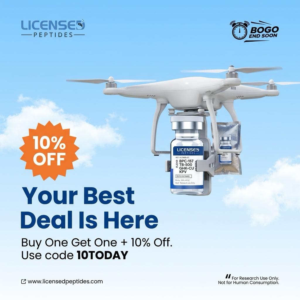 LicensedPeptides Facebook ad