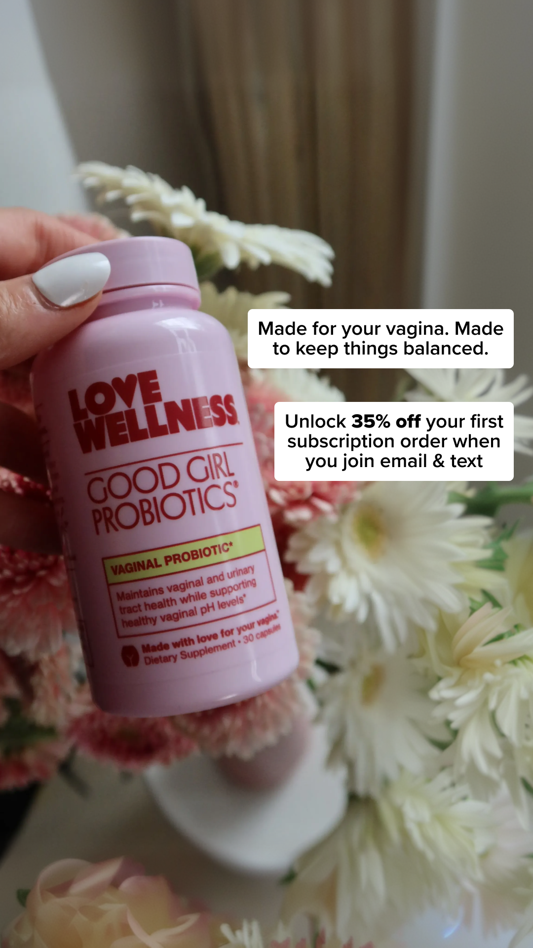 Love Wellness Facebook ad