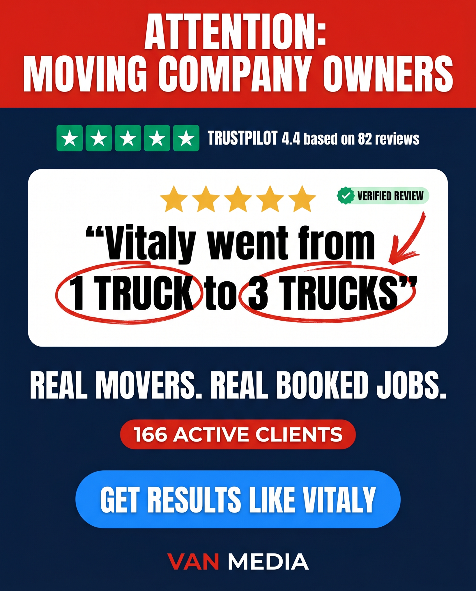 Van Media Facebook ad