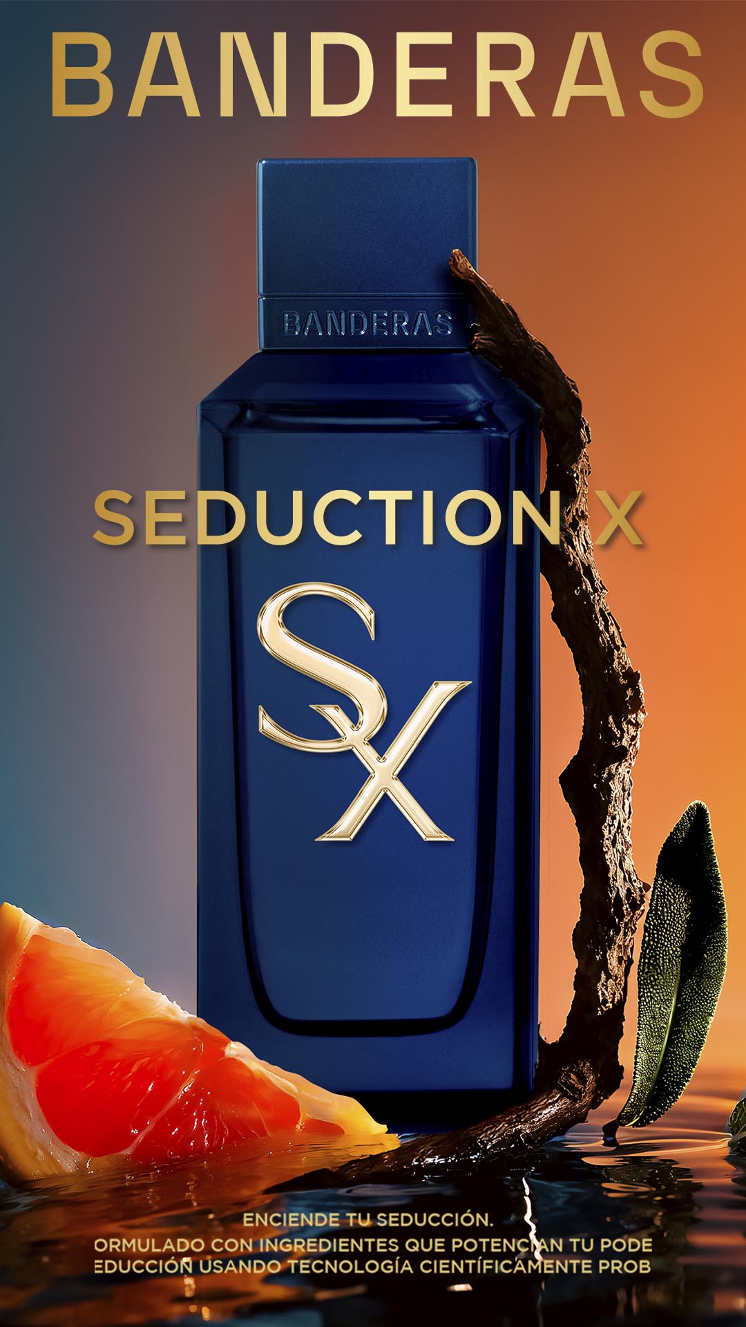 Antonio Banderas Perfumes Facebook ad: ¿Qué energía te atrae más?