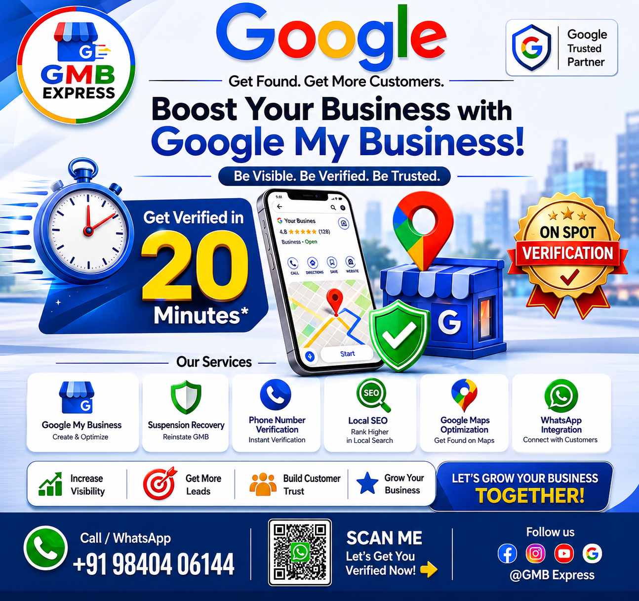 GMB Express Facebook ad from Jun 1, 2026