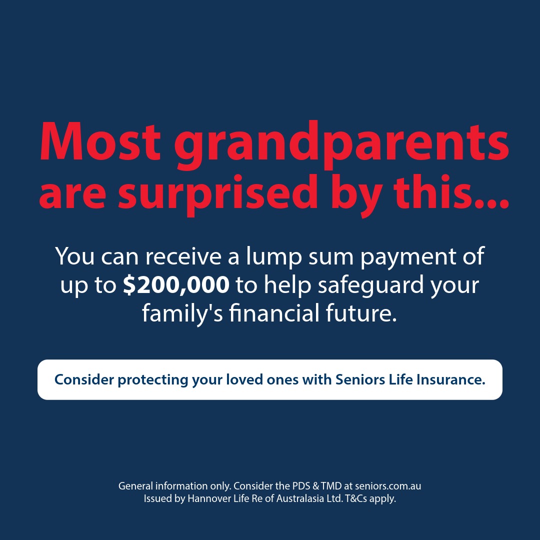 Australian Seniors Insurance Agency Facebook ad