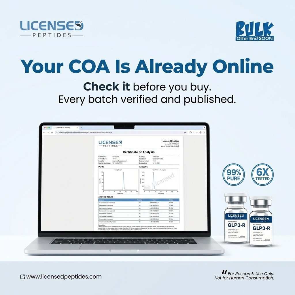 LicensedPeptides Facebook ad