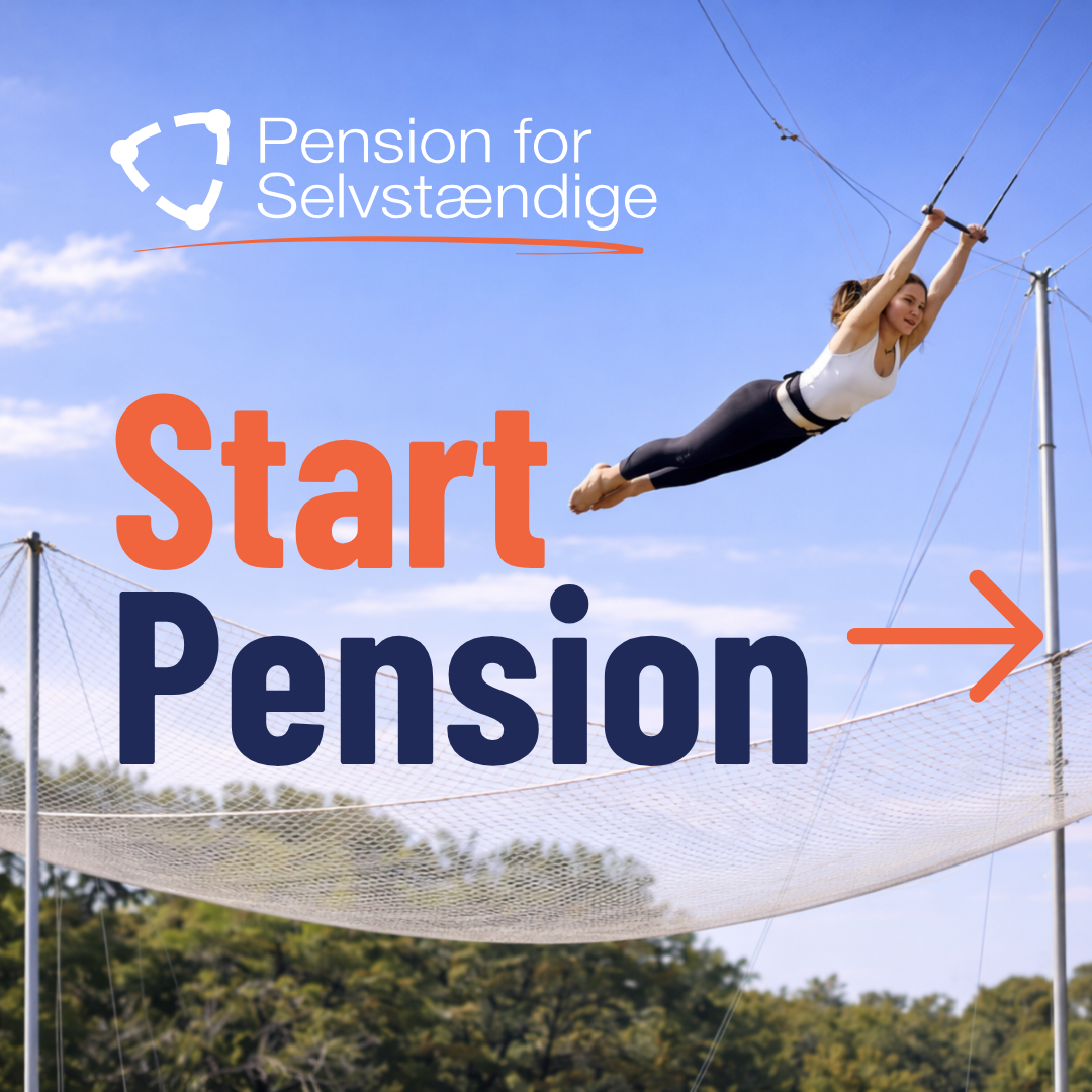 Pension for Selvstændige - PFS Facebook ad: Du tog springet og startede din egen virksomhed.