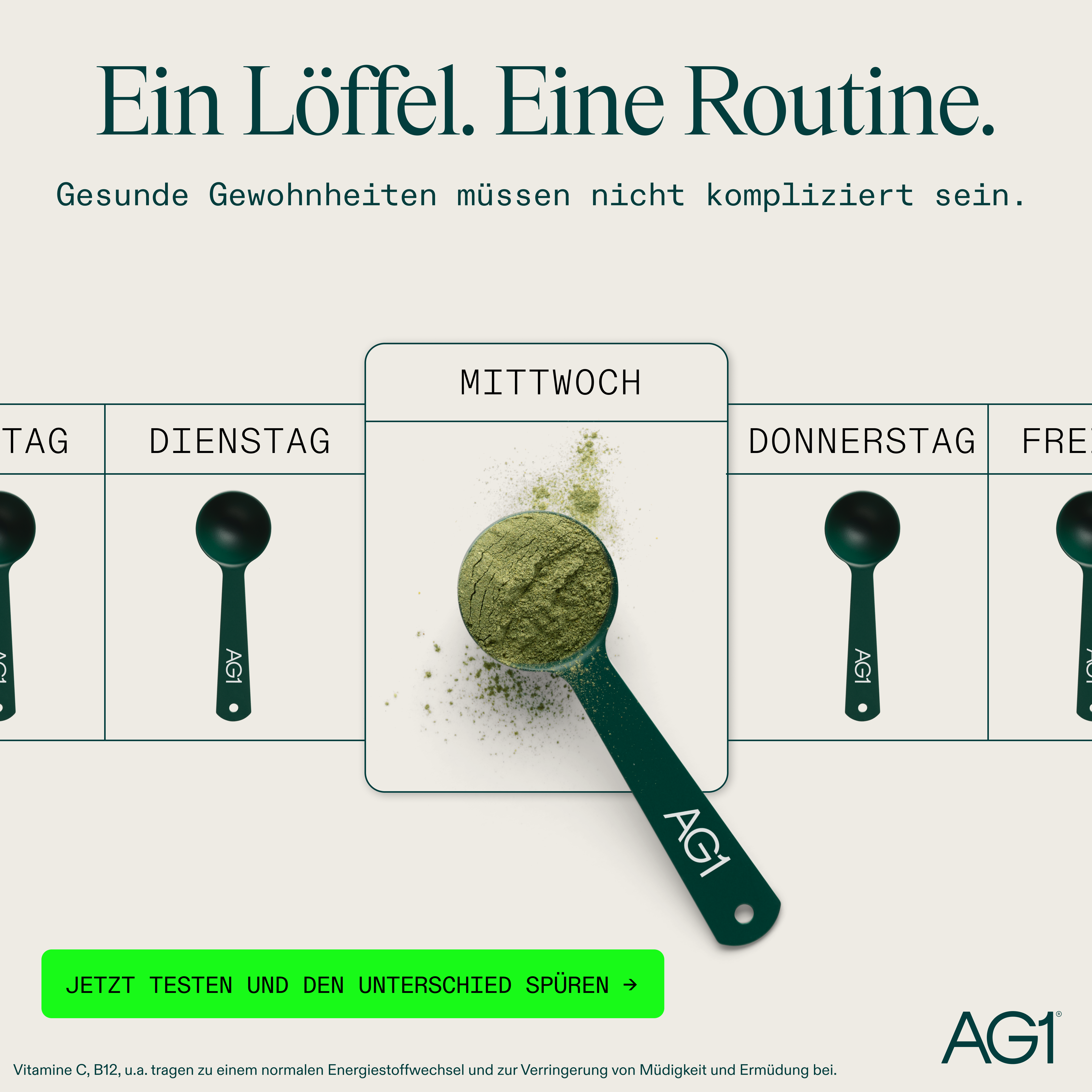 AG1 Deutschland Facebook ad