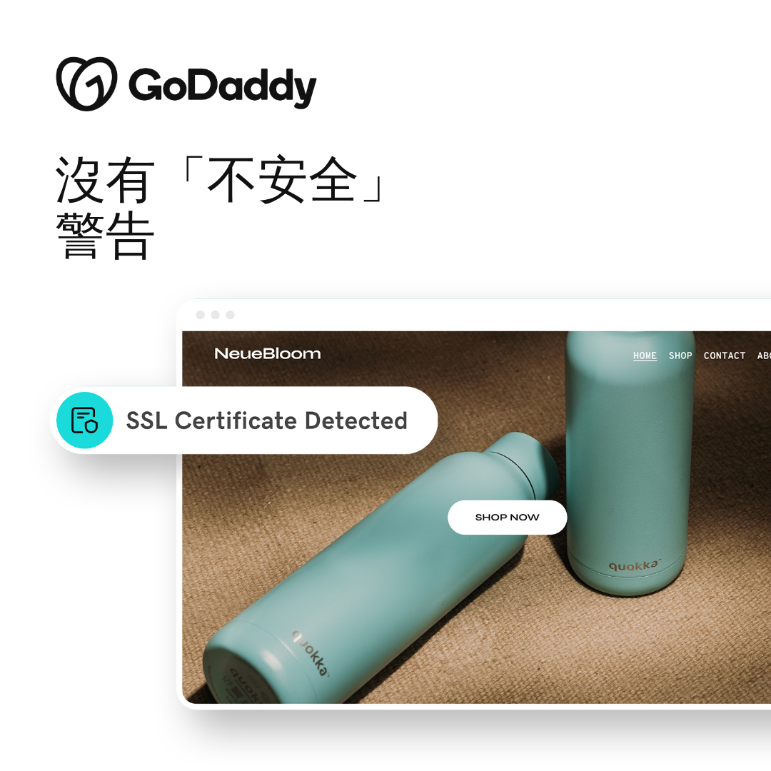GoDaddy Facebook ad