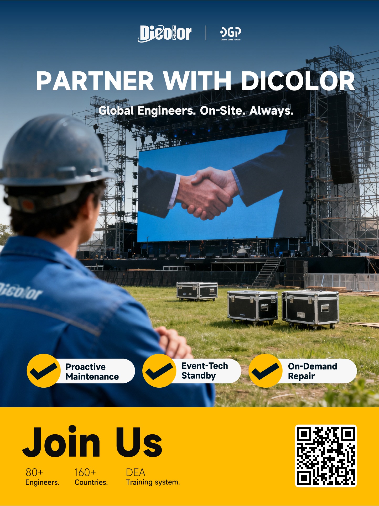 Dicolor led display Facebook ad