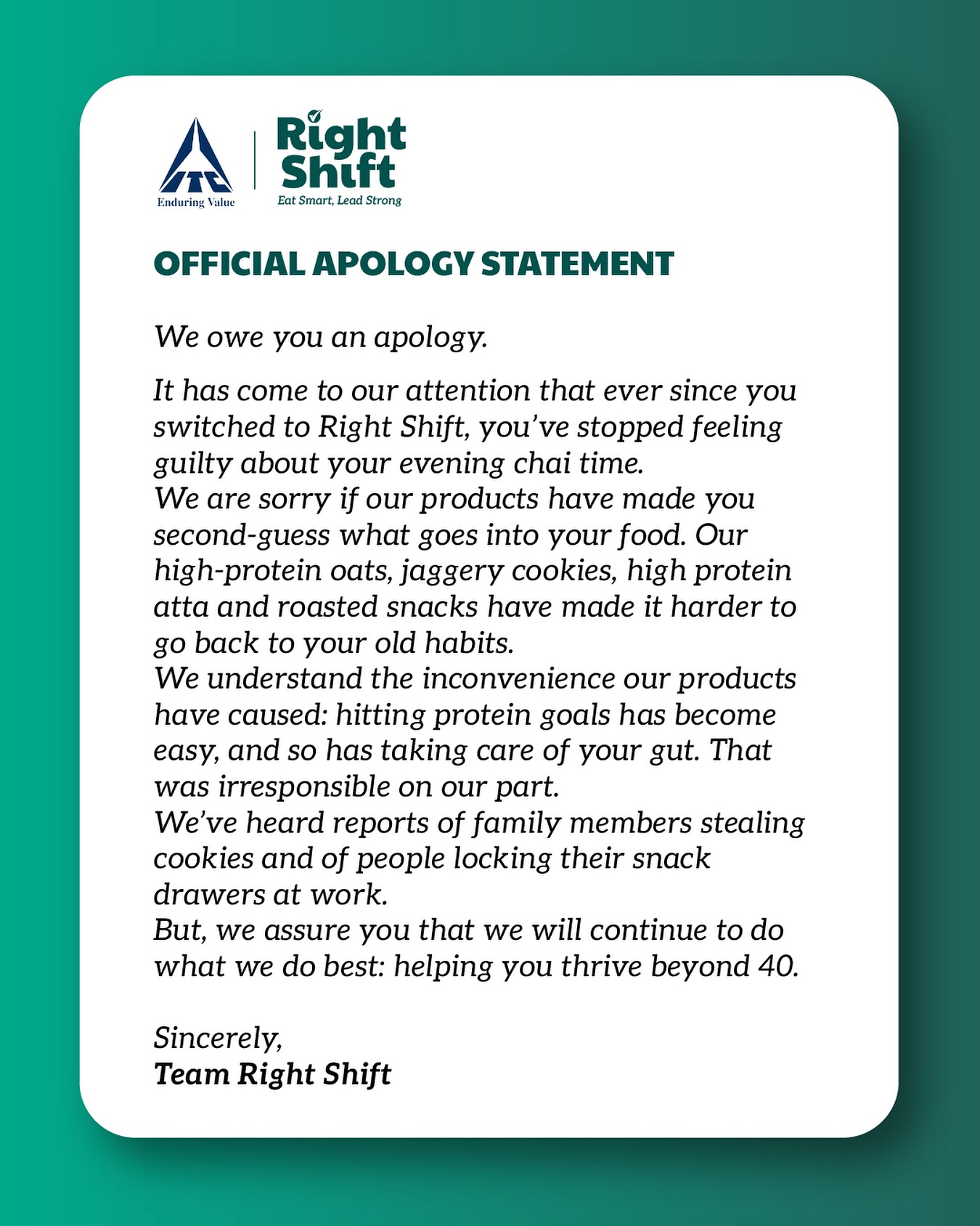 Make the Rightshift Facebook ad