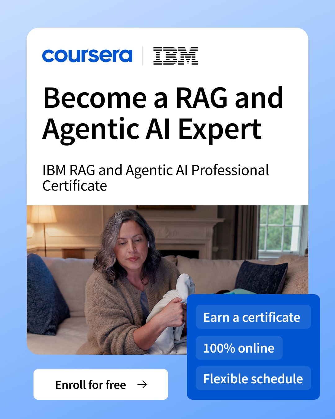 Coursera Facebook ad