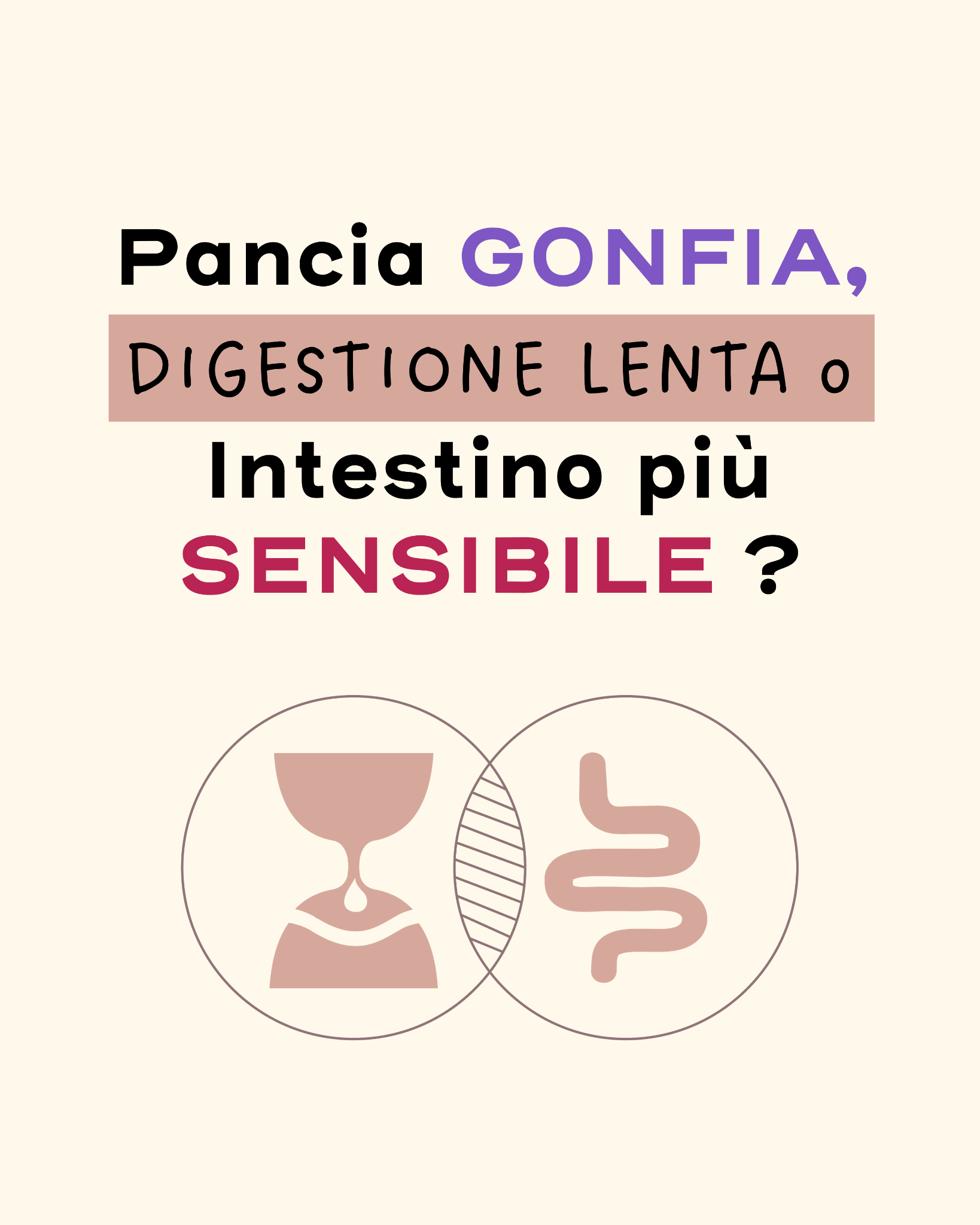 circles_it Facebook ad: Pancia gonfia, digestione lenta o intestino più sensibile?