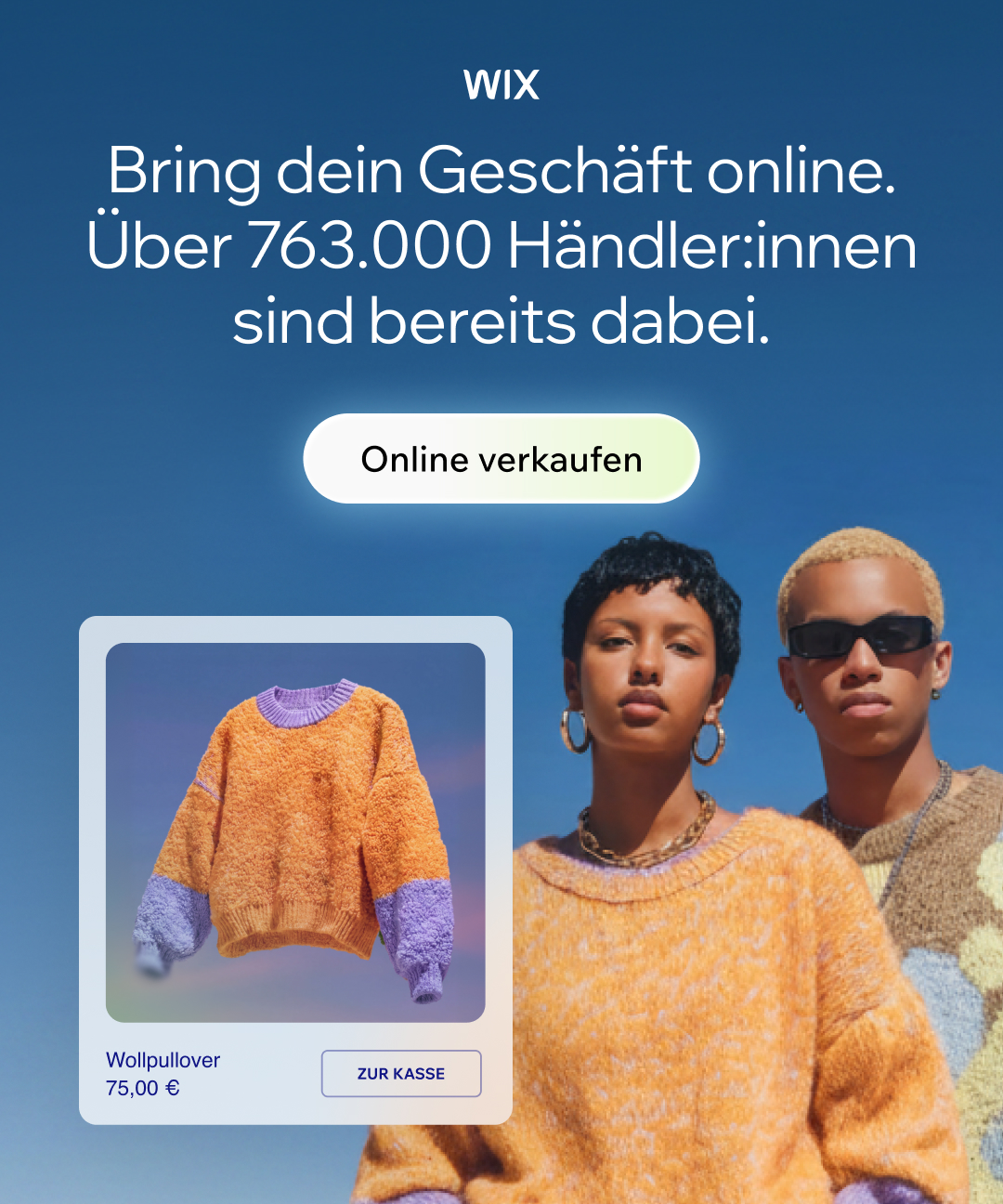 Wix Facebook ad