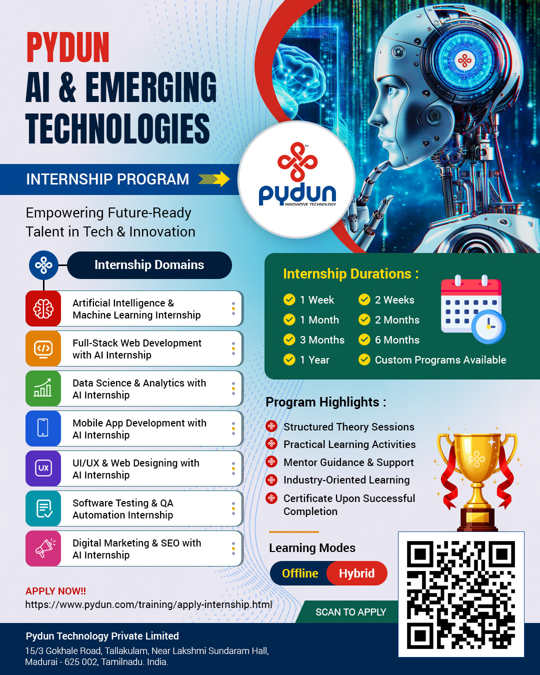 Pydun Technology Facebook ad: Step into the future with the Pydun AI…