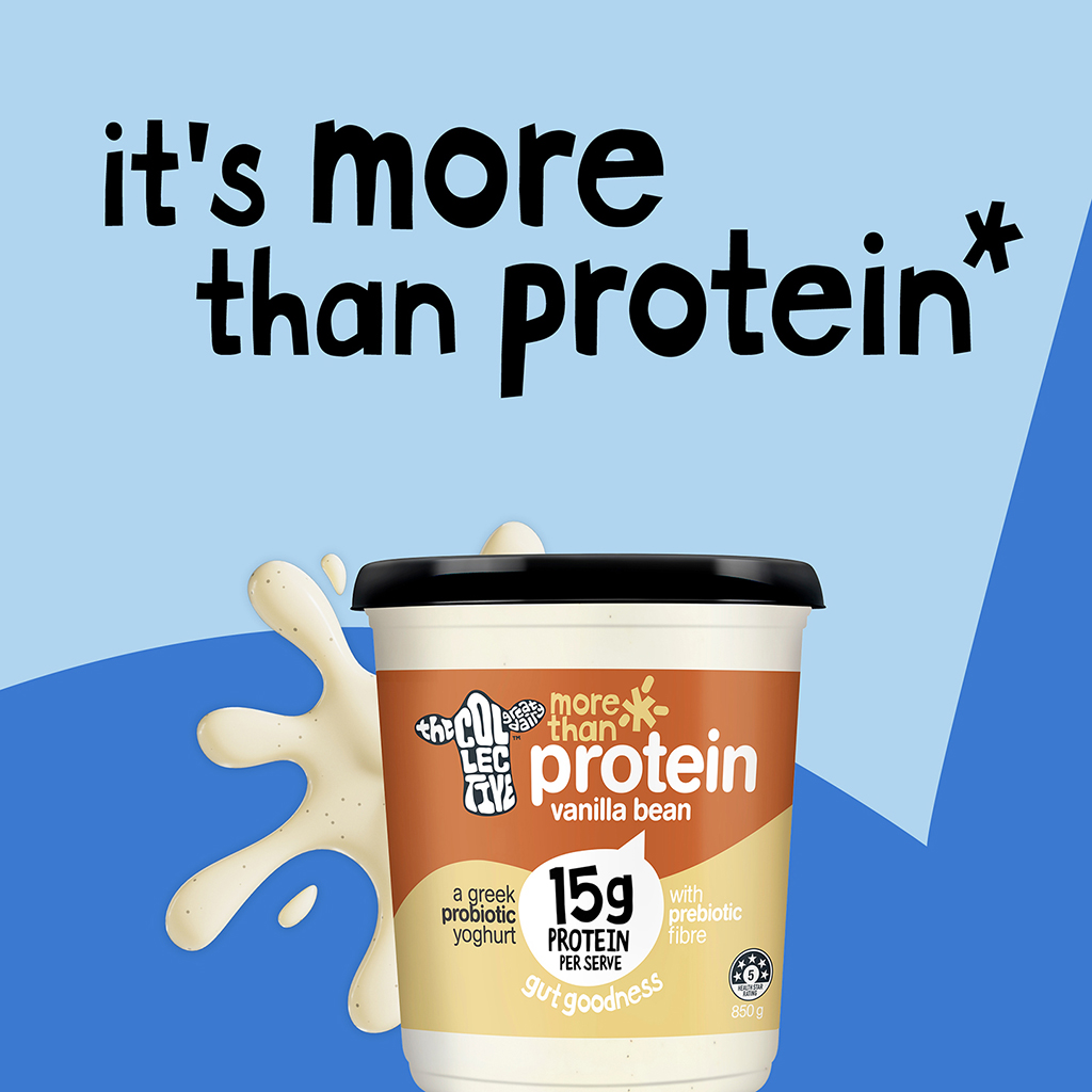 The Collective Facebook ad: More Than Protein just levelled up, we’ve fine-tuned…