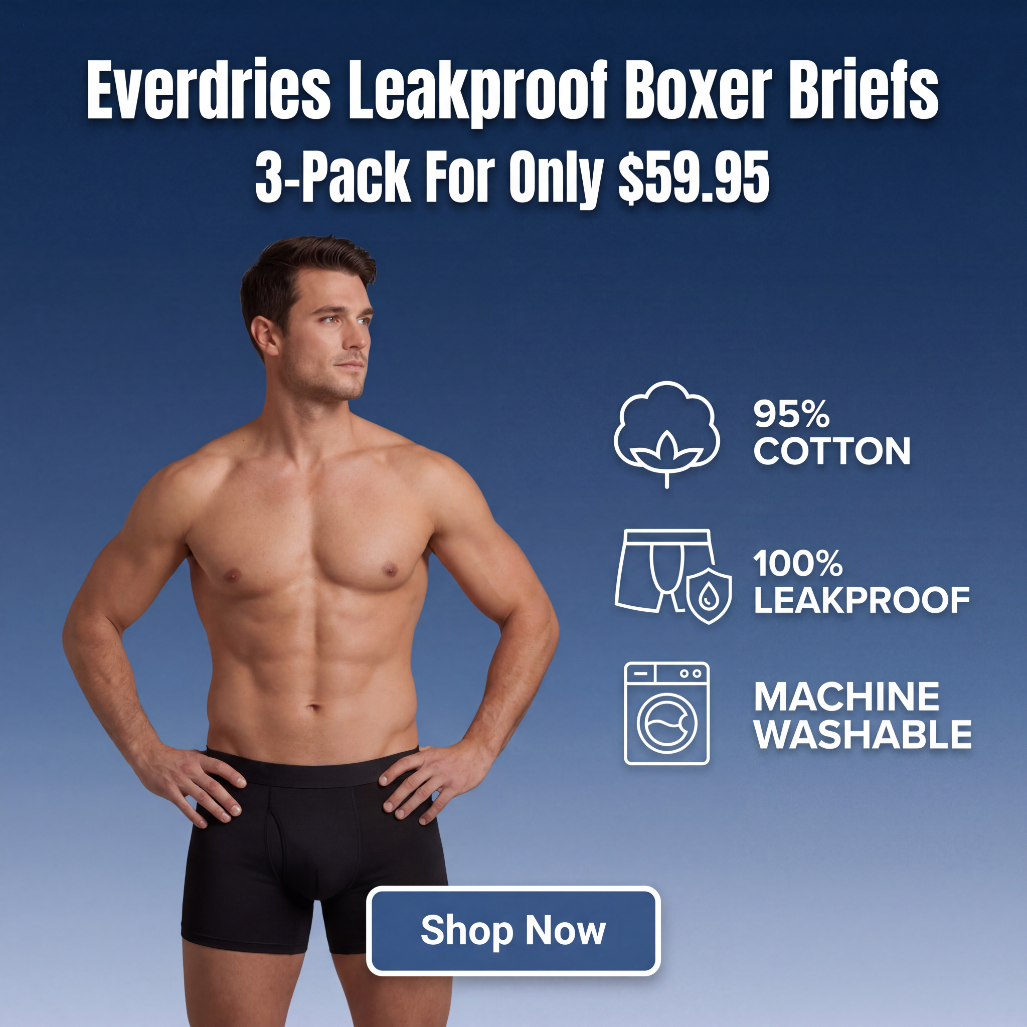 Everdries Mens Facebook ad