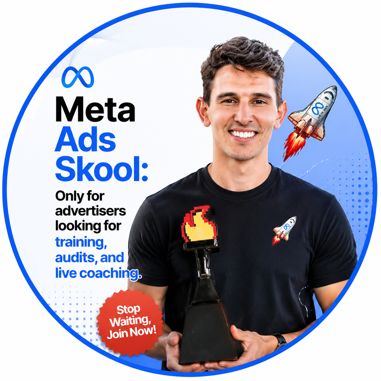 Skool Facebook ad