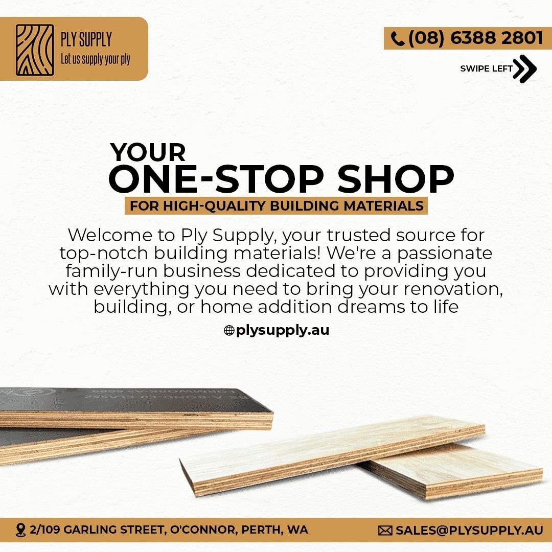 Ply Supply Facebook ad: Evaluate the high-grade plywood variety from Ply Supply
