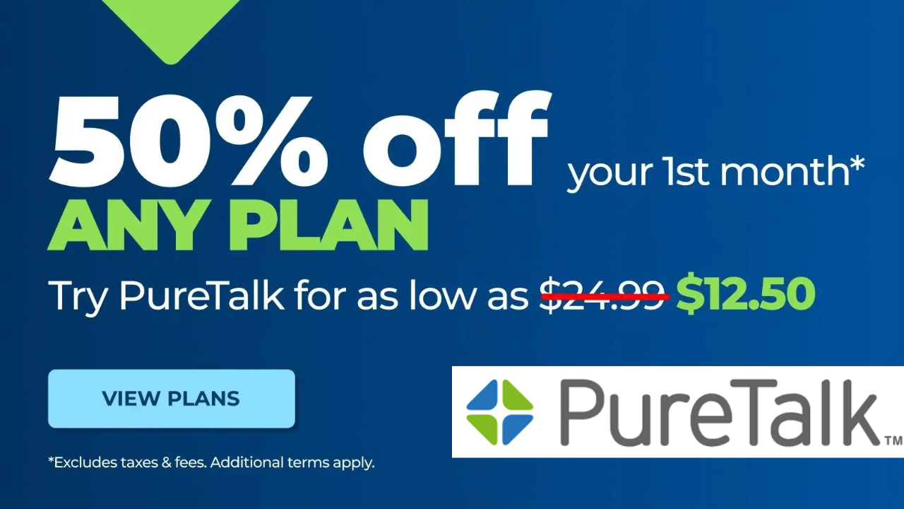 BroBible Facebook ad: Get 50% Off Your First Month With PureTalk
