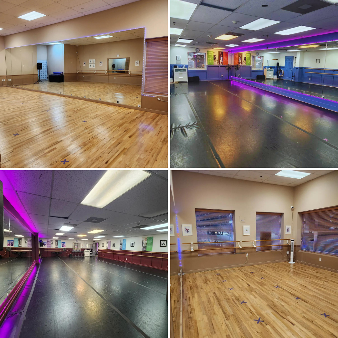 Dance Pointe Performing Arts Center Facebook ad: Need Space for Your Class?