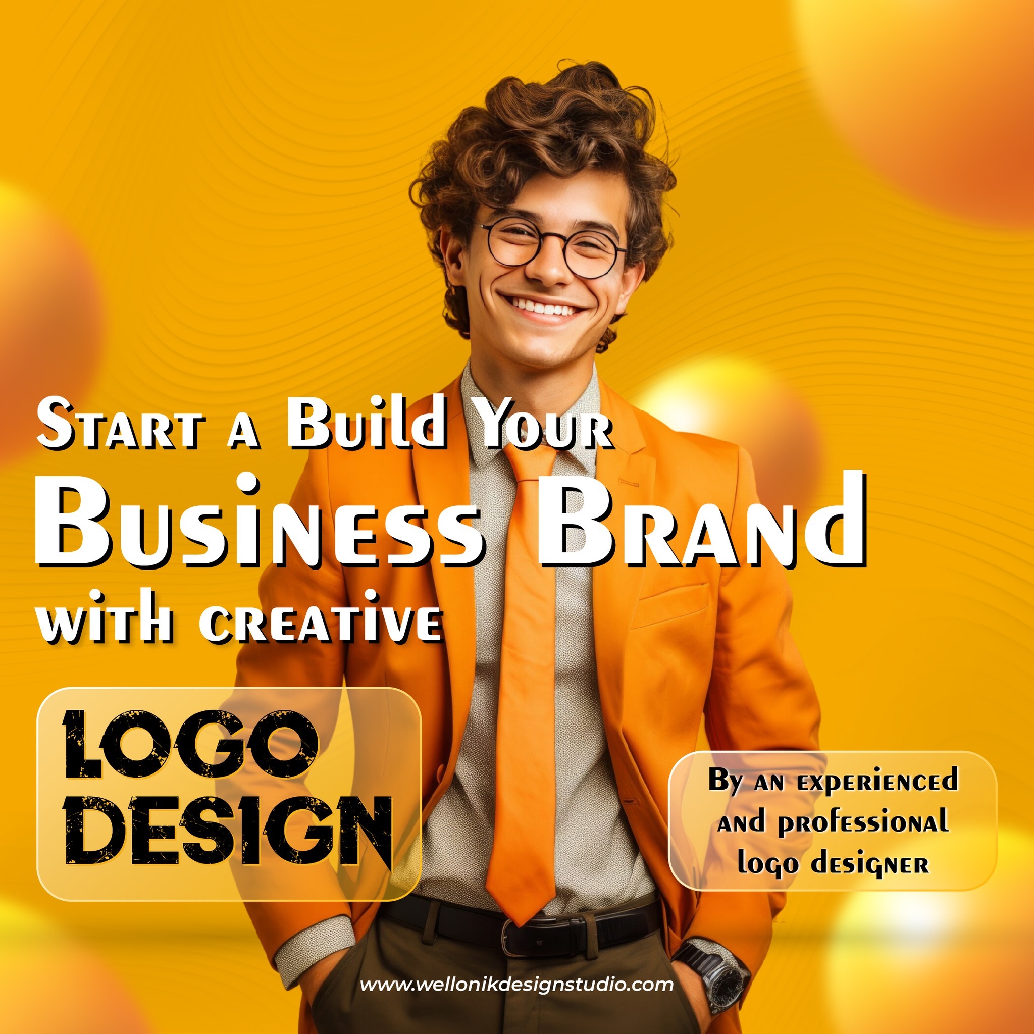 Wellonik Design Studio Facebook ad: Your logo is more than just a design-it's…