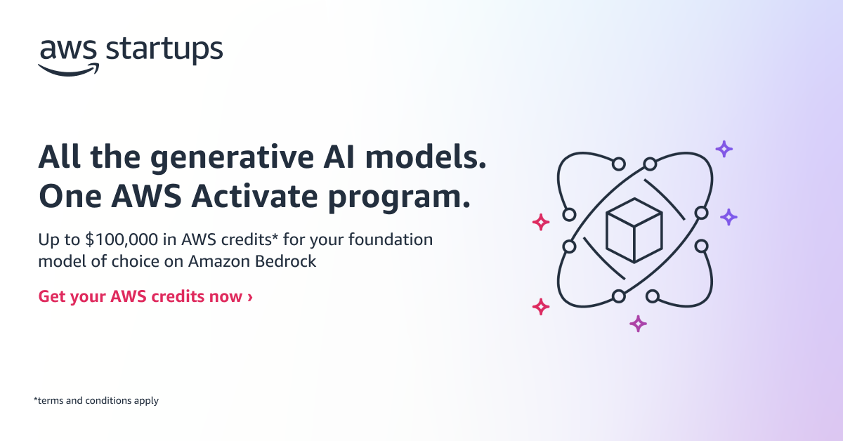 AWS Startups Facebook ad