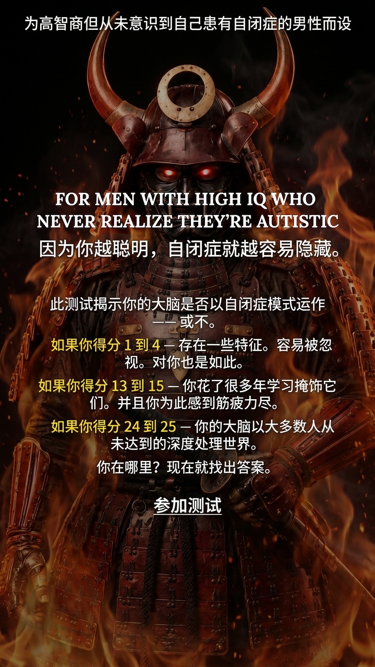 Free International IQ Test Facebook ad