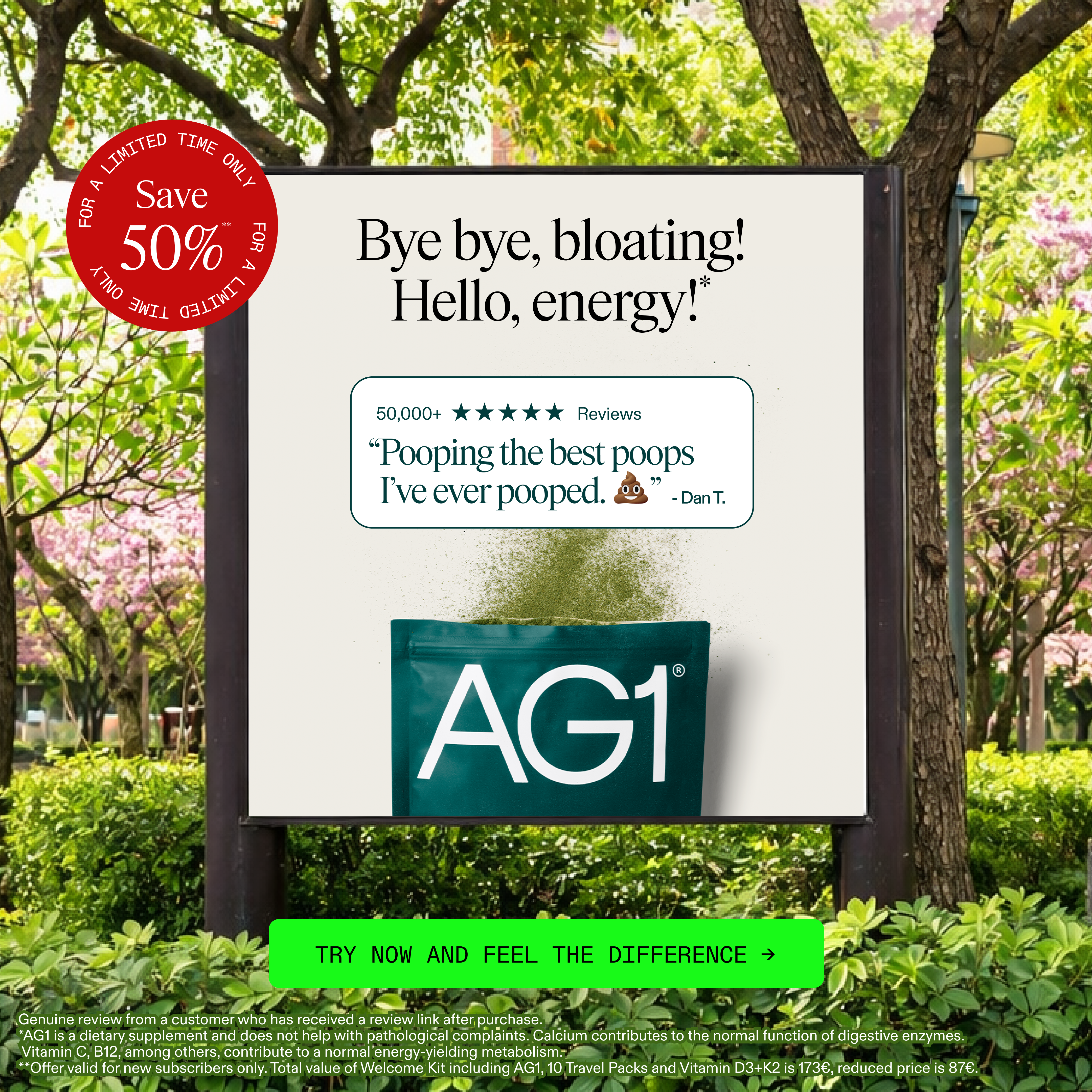 AG1 by Athletic Greens Facebook ad