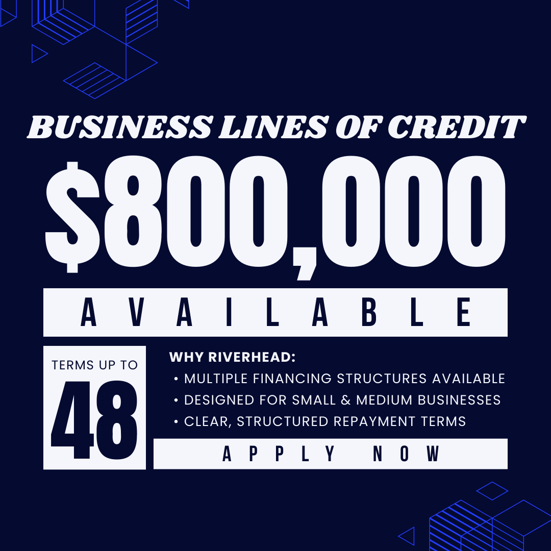 Riverhead Financial Partners Facebook ad: Get $800K for Your Business Fast
