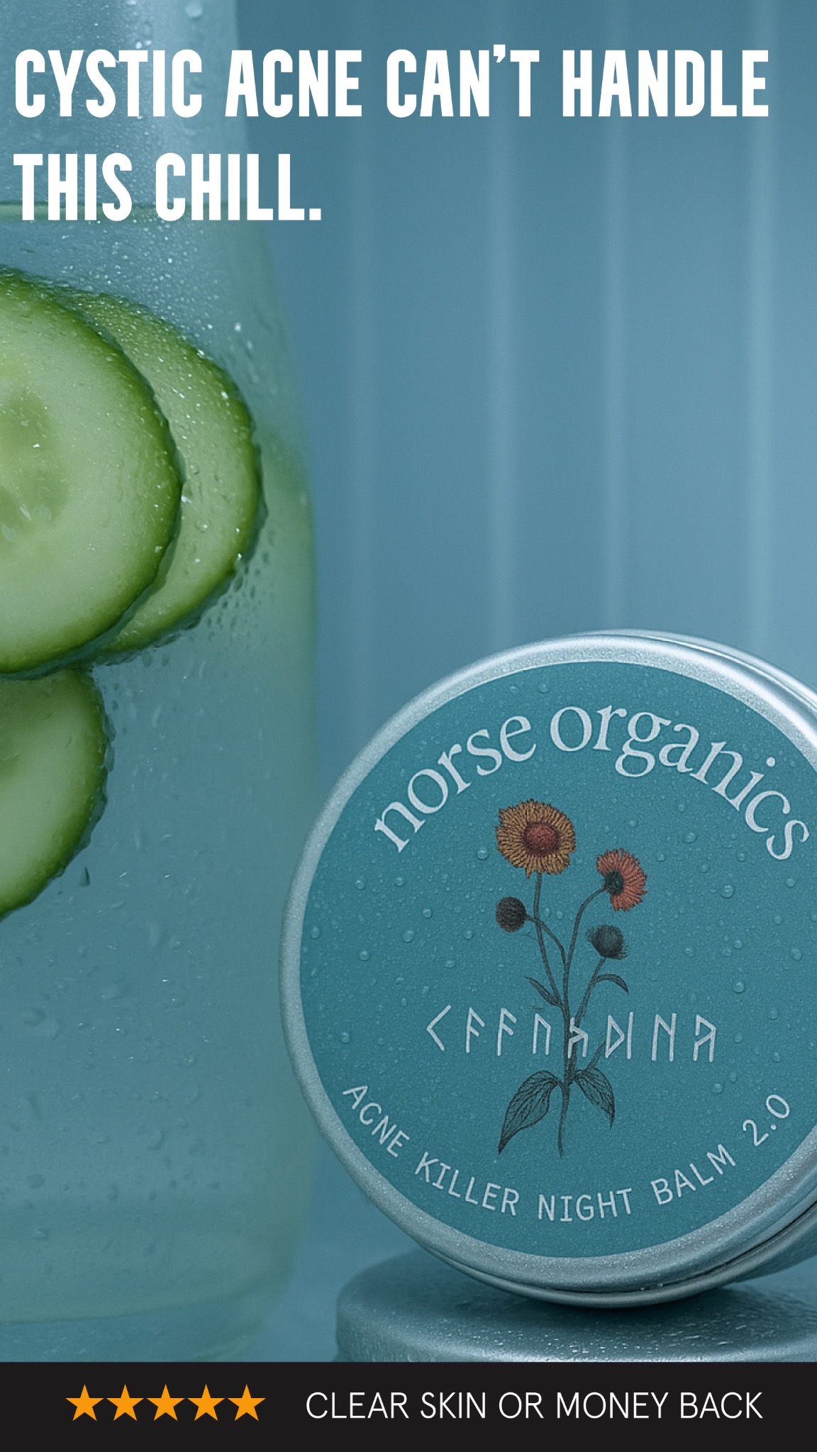 Norse Organics Facebook ad