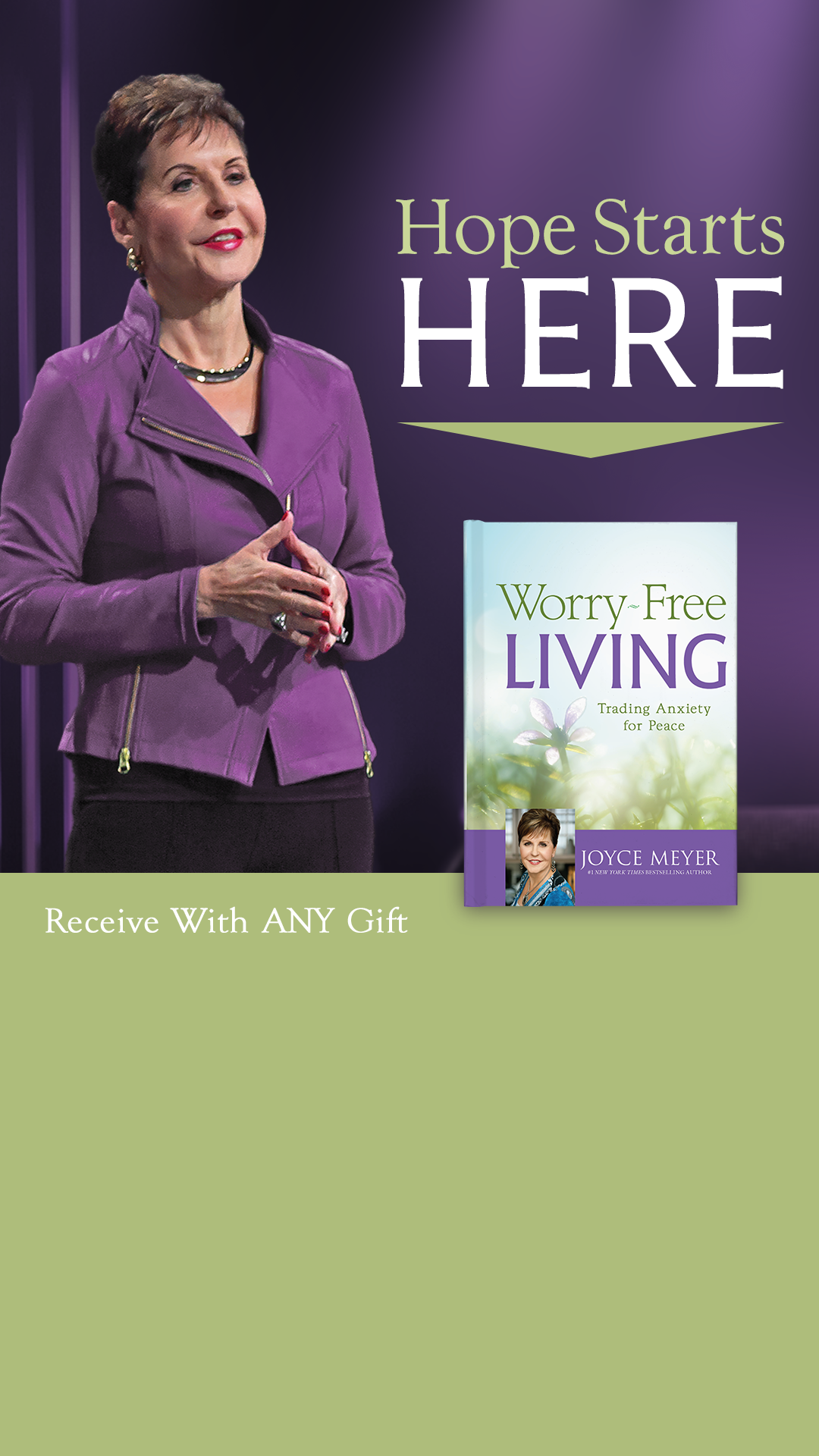 Joyce Meyer Ministries Facebook ad