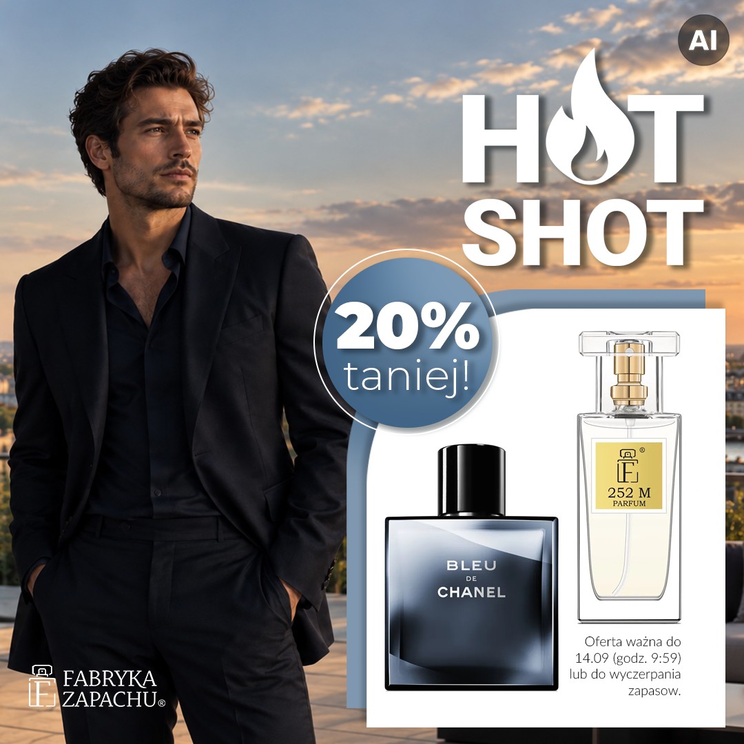 Fabryka Zapachu - perfumy lane Facebook ad: 252M Parfum 25% - Zamiennik Chanel Bleu | Fabryka Zapachu