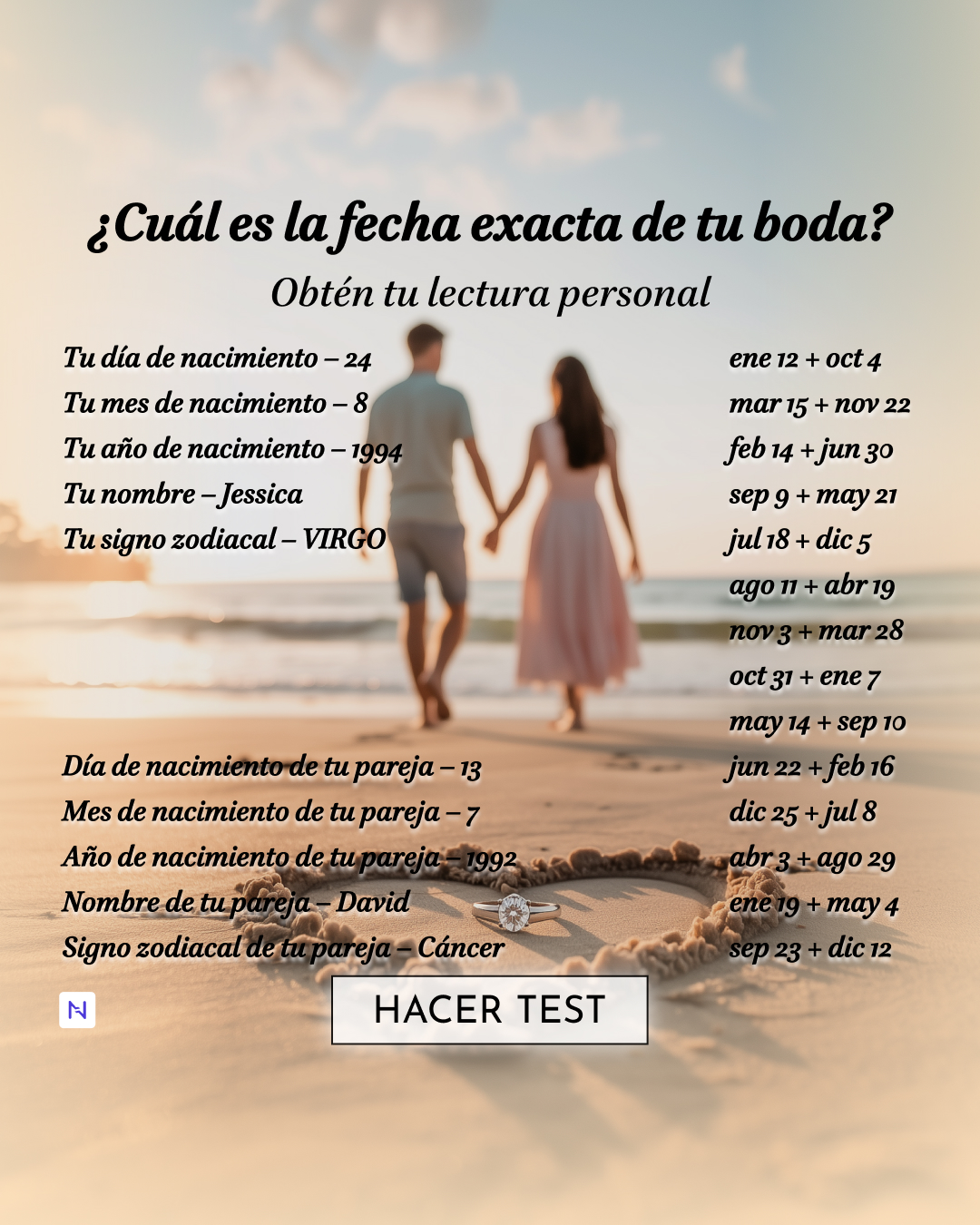 Nebula: Marriage Compatibility Facebook ad