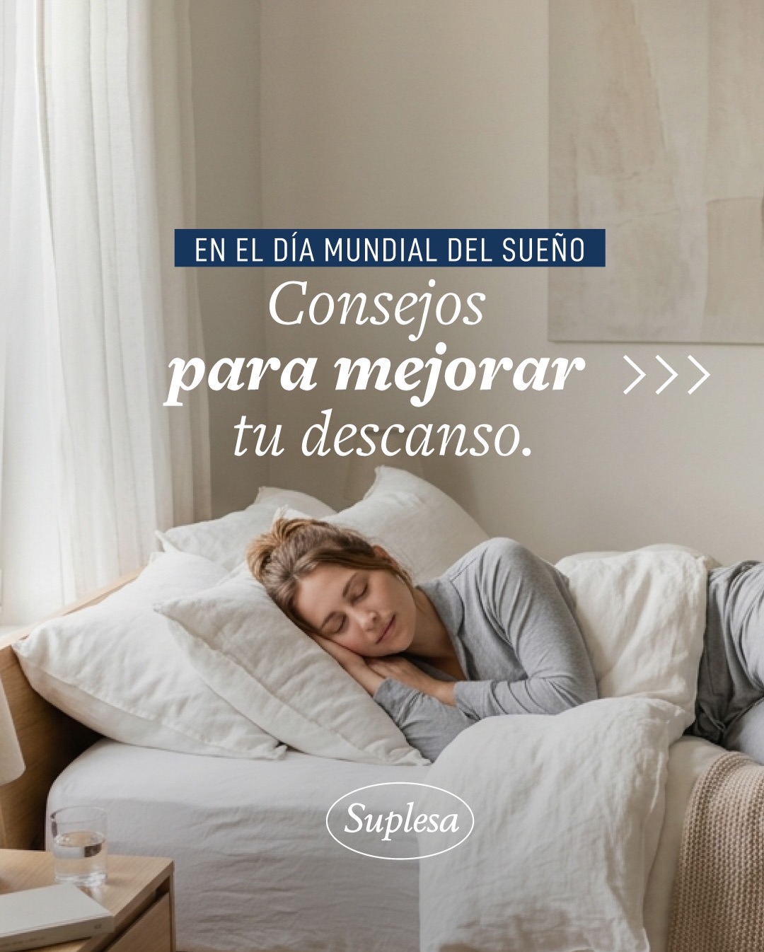 Suplesa Sábanas Facebook ad: Dormir bien no es un lujo, es una…