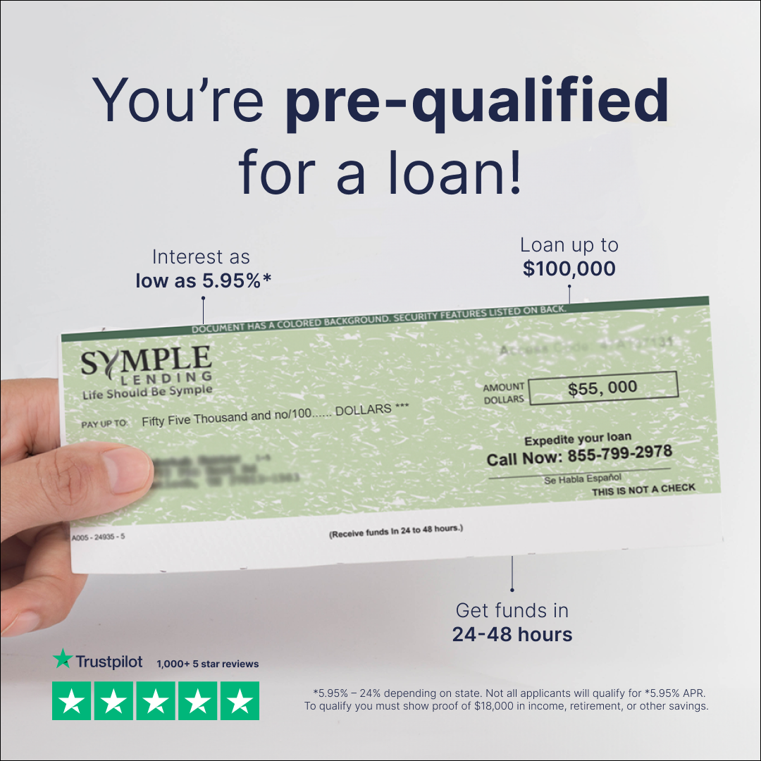 My Symple Loan Facebook ad