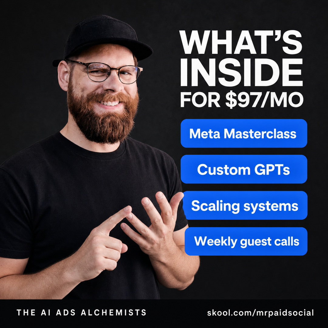 Mr. Paid Social Facebook ad