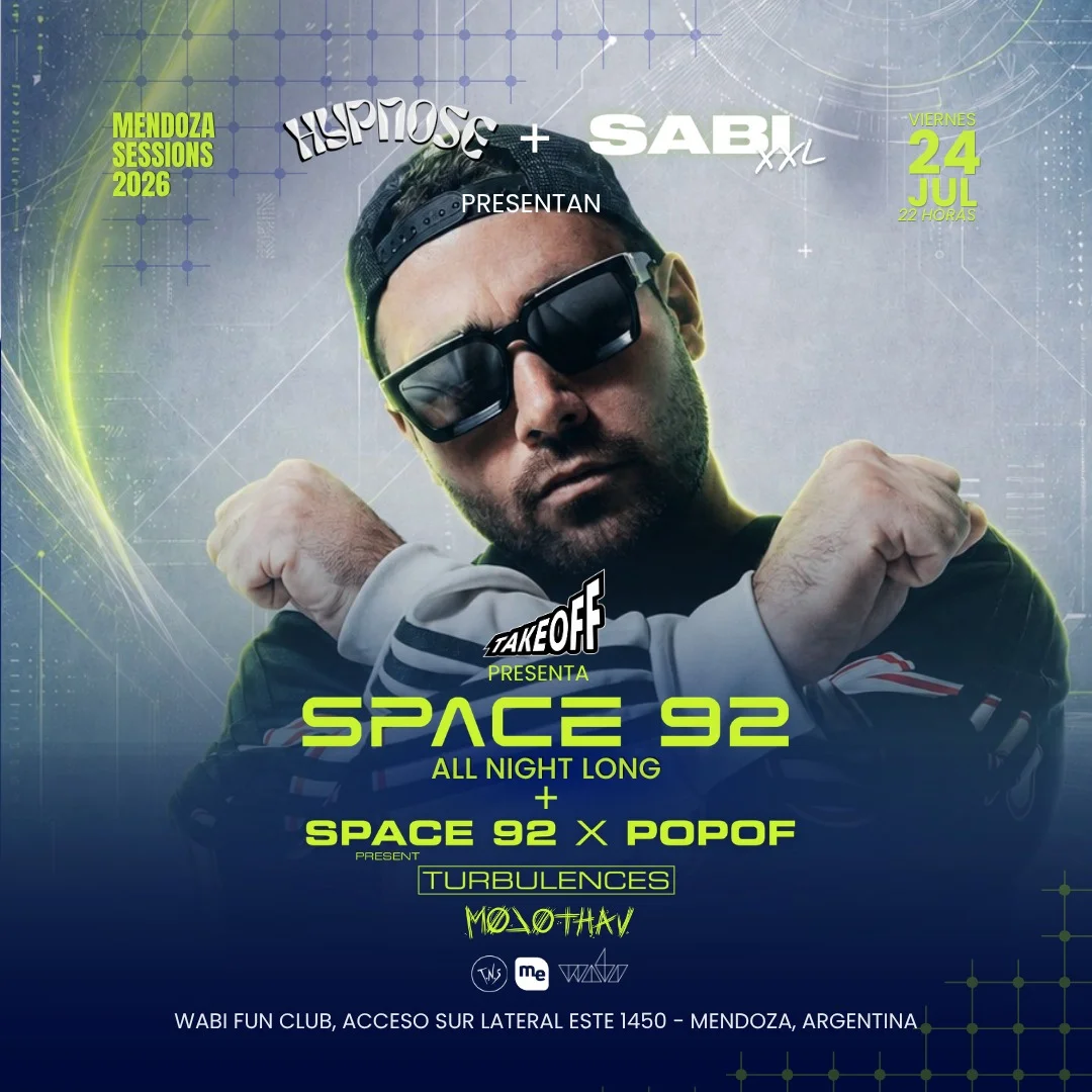 Hypnose Facebook ad: HYPNOSE PRESENTA: TAKEOFF TURBULENCES SPACE 92 X POPOF…