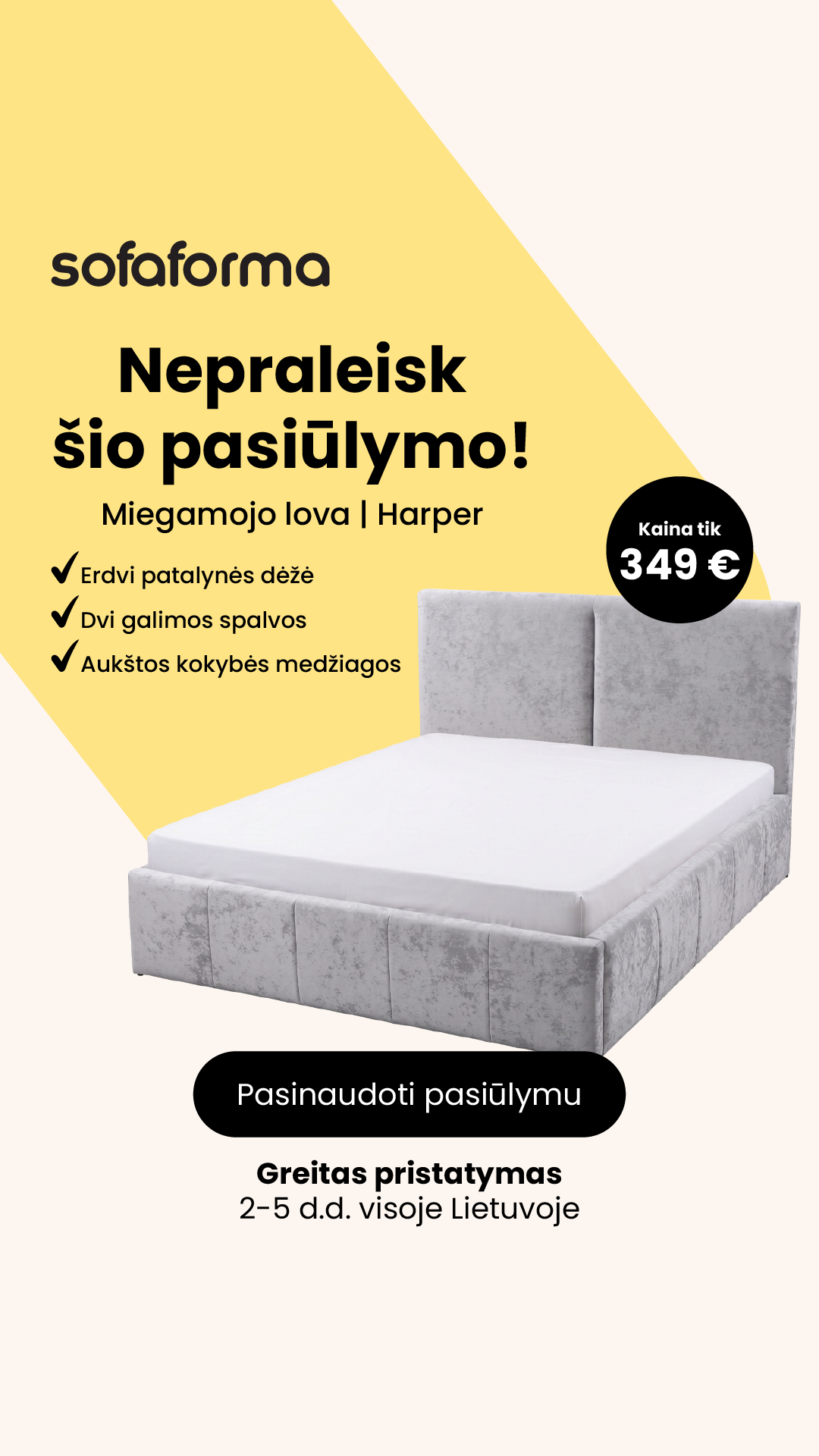 Sofaforma Facebook ad